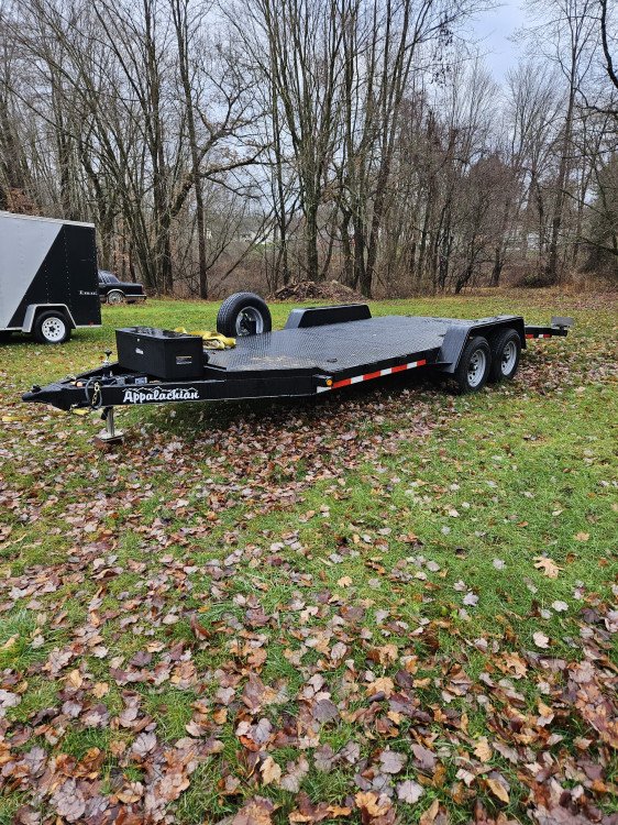 20 ft car hauler with winch